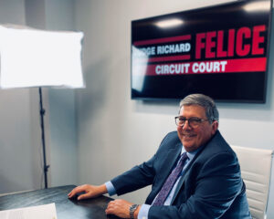 Judge Rick Felice Between Takes